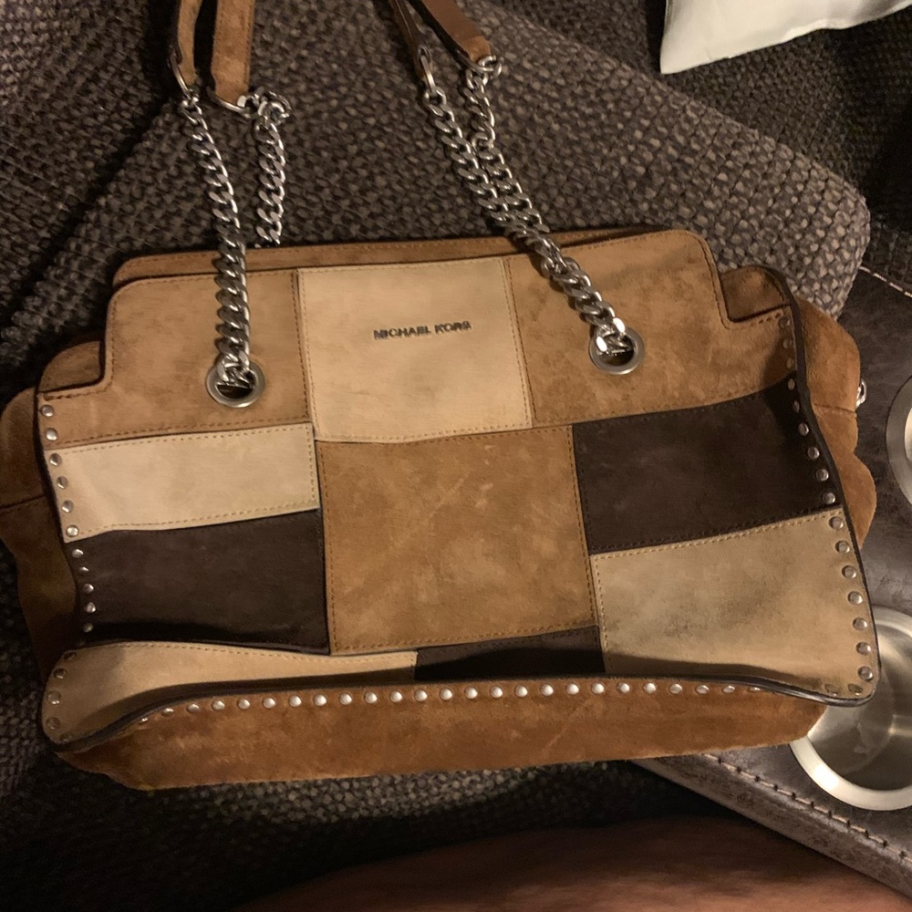 Michael Kors suede purse